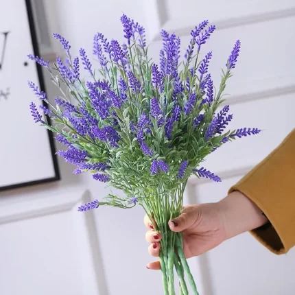 Artificial Purple Lavender Nordic Ins Style Fake Flower Bouquet | Alienestic Home Decor