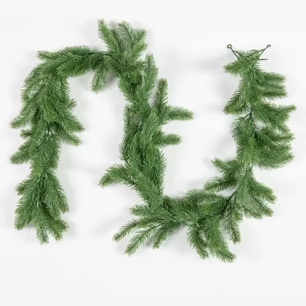 Weave the Winter Magic: 72 Mesh Artificial Pine Needle Vine for Festive & Natural Decor - Alienestic Home Decor